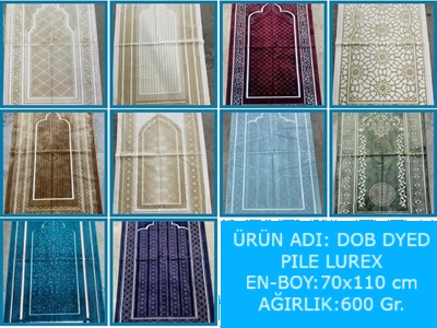 dob dyed pile lurex 100b
